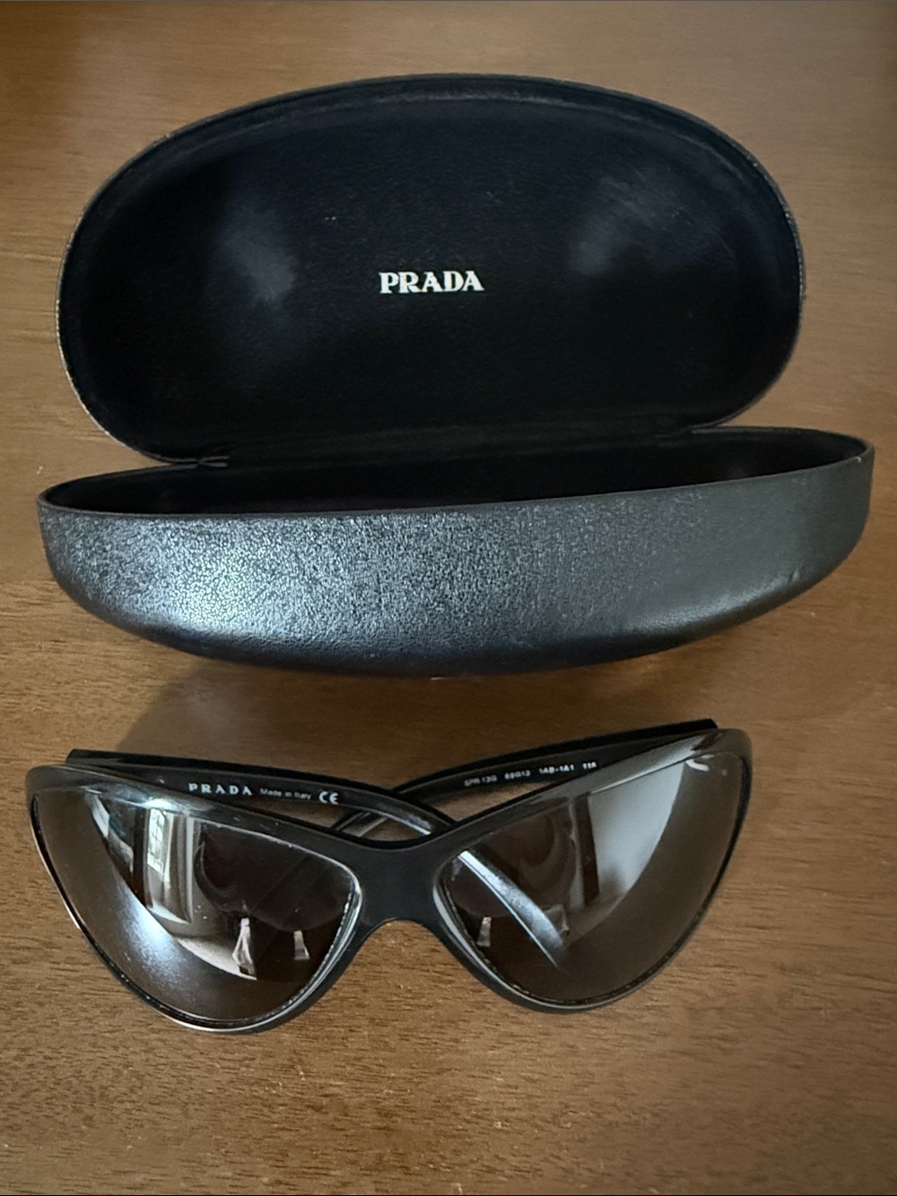 Prada Black Women's Sunglasses with Case
